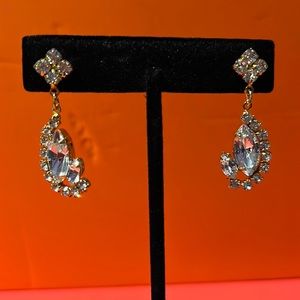 Crystal dangle earrings